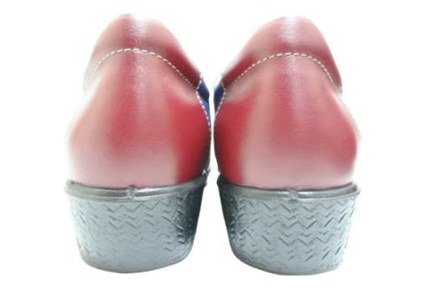 【ムーンスター SP2401 ネイビー】本革柔らかガーメントレザー使用靴紐シューズ